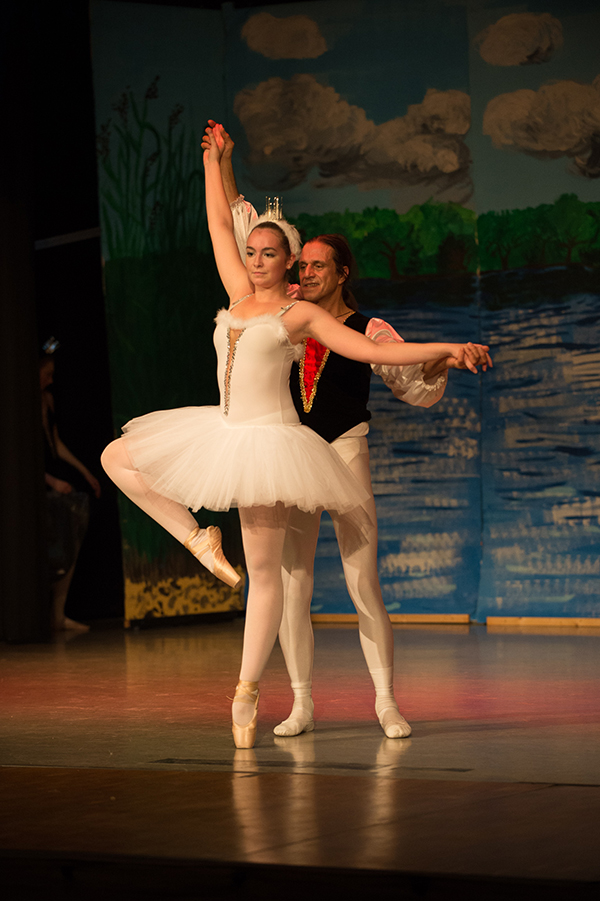 Bühnenmoment der Ballettschule